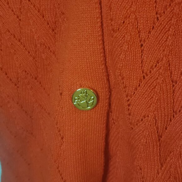 NWT Red S/S Draper James RSVP Cardigan - Picture 4 of 9